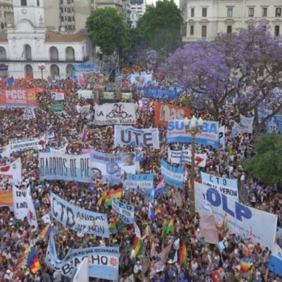 Golpe en Bolivia: organizaciones sociales, políticas y de derechos humano marcharon a Plaza de Mayo