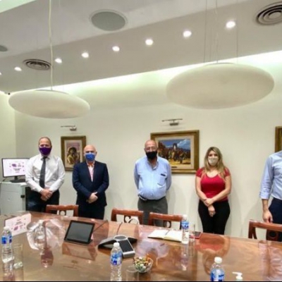 El Ministerio de Trabajo, Empleo e industria y Banco Rioja se reunieron con representantes del sector comercial riojano