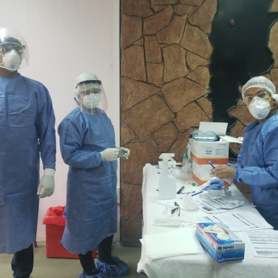 Todos los pasajeros que llegaron a La Rioja fueron controlados y a algunos se les realizó el test rápido