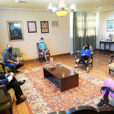 Autoridades de la Universidad se reunieron con decanos de Capital e Interior