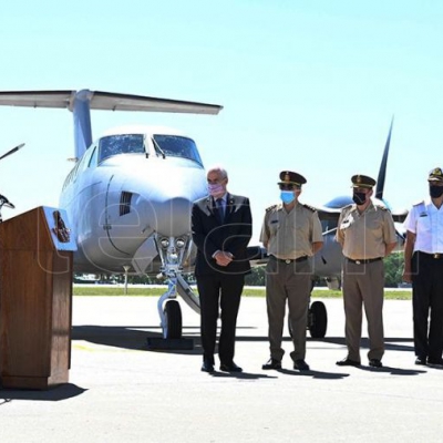 Taiana destacó la compra de aviones Beechcraft TC-12B