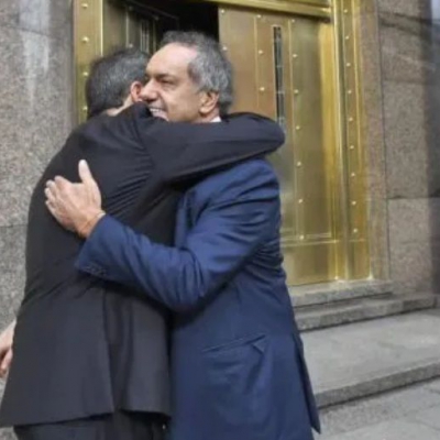 Sergio Massa y Daniel Scioli se muestran juntos por primera vez tras el cierre de listas