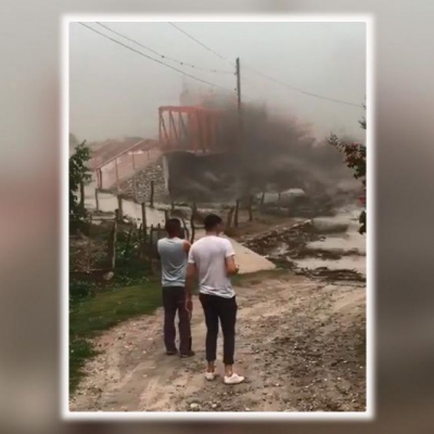Un alud arrasó un puente peatonal en Catamarca y dejó aislada una localidad