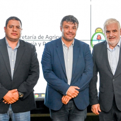 El ministro de Producción y Ambiente se reunió con el secretario de Agricultura, Ganadería y Pesca de la Nación
