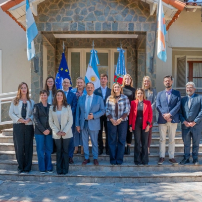 Quintela recibió a representantes de Unión Europea para fortalecer lazos con La Rioja