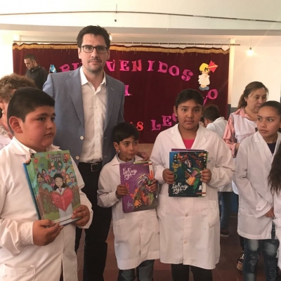 Juan Luna Corzo abrió el ciclo lectivo en Alto Jagüé