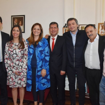 Casas y Quintela se reunieron con Máximo Kirchner, Larroque y Wado de Pedro