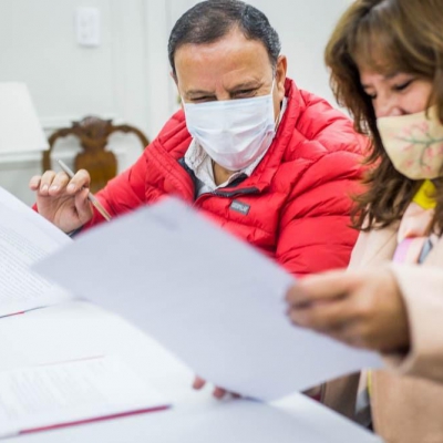 La intendenta firmó un convenio para el reordenamiento del área central de la ciudad