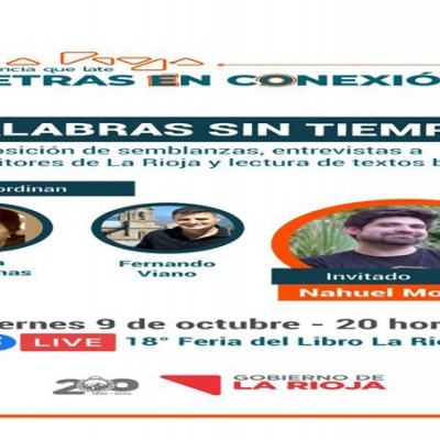 Invitamos a participar del primer encuentro del ciclo “Palabras sin tiempo”, con Alicia Corominas y Fernando Viano