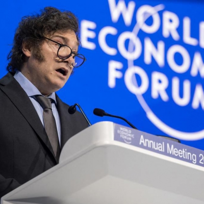 Milei defendió las políticas de mercado y el capitalismo: "Occidente está en peligro"