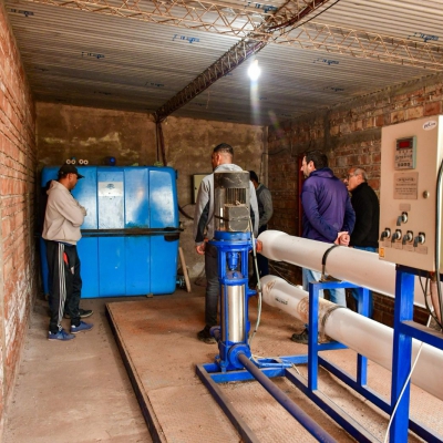 Crisis hídrica: avanzan obras para mejorar calidad y caudal de agua en el sur riojano